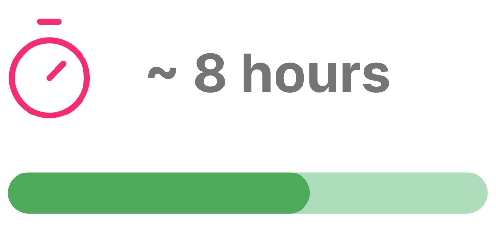 8 hours